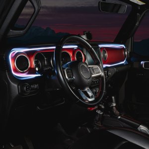 Jeep Gladiator JT LED Dash Strip Kit - Interior - ORACLE Lighting - Dynamic ColorSHIFT - `20-`23